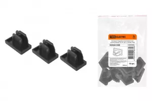 ЭЛМАКС - Заглушка торцевая пластиковая для шинопровода TLA-01-BL-Z, черная, TDM элмакс, электротехника, кабель, светотехника, elmax.pro