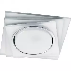 ЭЛМАКС - Светильник встраиваемый со светодиодной подсветкой 20LED*2835 SMD 4000K, 15W GX53, без лампы, матовы элмакс, электротехника, кабель, светотехника, elmax.pro