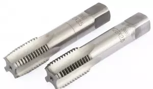 Метчик ручной М22 х 2,5 мм, комплект из 2 шт. Сибртех