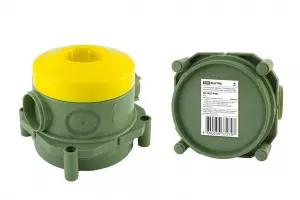 ЭЛМАКС - Установочная коробка СП 82х80х72,5мм, для заливки в бетон, инд. штрихкод, TDM элмакс, электротехника, кабель, светотехника, elmax.pro