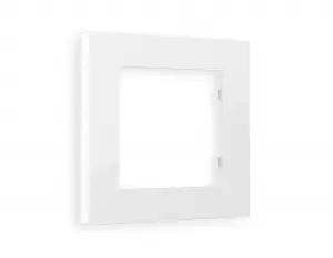 ЭЛМАКС - Рамка ALFA Techno (Белый глянец) 1-ая AF220101 элмакс, электротехника, кабель, светотехника, elmax.pro