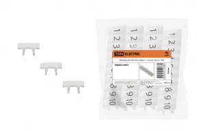 ЭЛМАКС - Маркеры для ЗКБ 4мм2 цифры 1-10 (упак. 100 шт.) TDM элмакс, электротехника, кабель, светотехника, elmax.pro