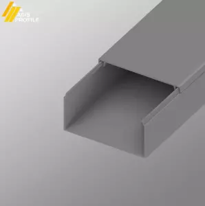 ЭЛМАКС - Кабель-канал 80х40 мм Cерый (18м/уп) элмакс, электротехника, кабель, светотехника, elmax.pro