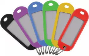 ЭЛМАКС - Бирки для ключей, пластиковые (набор 6 шт) элмакс, электротехника, кабель, светотехника, elmax.pro