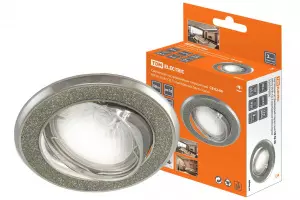 ЭЛМАКС - Светильник встраиваемый поворотный СВ 02-06 MR16 50Вт G5.3 серебряный блеск/хром TDM элмакс, электротехника, кабель, светотехника, elmax.pro