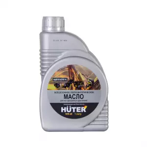 Масло моторное 10W-40 полусинтетическое для 4-х тактных двигателей, для техники Huter, 1л Масло моторное 10W-40 полусинтетическое для 4-х тактных двигателей, для техники Huter, 1л