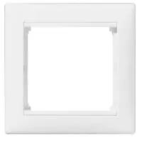 ЭЛМАКС - VALENA Рамка 1 пост горизонтальная белая элмакс, электротехника, кабель, светотехника, elmax.pro