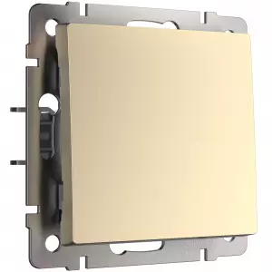ЭЛМАКС - W1112011/ Выключатель одноклавишный проходной (шампань) элмакс, электротехника, кабель, светотехника, elmax.pro
