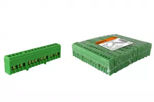 ЭЛМАКС - Шина "N" нулевая в изоляторе на DIN-рейку 6x9мм 15 групп TDM элмакс, электротехника, кабель, светотехника, elmax.pro