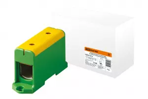 ЭЛМАКС - Клемма вводная силовая КВС 35-240 кв.мм. желтая/зеленая TDM элмакс, электротехника, кабель, светотехника, elmax.pro