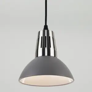 ЭЛМАКС - Подвесной светильник 50174/1 серый элмакс, электротехника, кабель, светотехника, elmax.pro