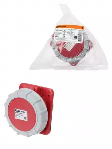 ЭЛМАКС - Розетка скрытой установки угловая IP67 16А 3Р+РЕ+N 380В TDM элмакс, электротехника, кабель, светотехника, elmax.pro