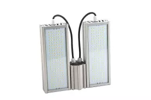 Светодиодный уличный светильник, "Модуль", консольный 2x61 Вт Светодиодный уличный светильник, "Модуль", консольный 2x61 Вт