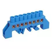 ЭЛМАКС - Шина N "ноль" в комб DIN-изол "Стойка" ШНИ-8х12-14-КС-С IEK элмакс, электротехника, кабель, светотехника, elmax.pro