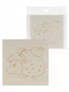 ЭЛМАКС - Набор досок для выжигания "Животные", 150х150 мм, 5 шт., пакет, TDM элмакс, электротехника, кабель, светотехника, elmax.pro