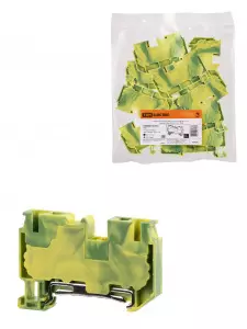 ЭЛМАКС - Зажим клеммный безвинтовой ЗКБ PEN быстрого зажима 6 мм2 (Ph-C PT 6-PE) TDM элмакс, электротехника, кабель, светотехника, elmax.pro