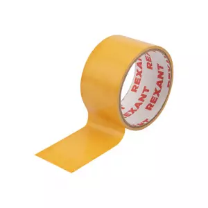 ЭЛМАКС - Двухсторонний скотч REXANT, полипропиленовая основа, 48 мм, ролик 5 м, 09-6248 элмакс, электротехника, кабель, светотехника, elmax.pro