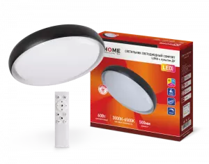 ЭЛМАКС - Светильник светодиодный COMFORT LUNA 60Вт 230В 3000-6500K 4800Лм 500х110мм c пультом ДУ IN HOME элмакс, электротехника, кабель, светотехника, elmax.pro