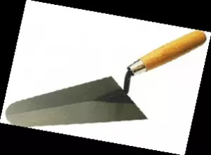 Кельма треугольная , ЛЮКС высокоуглеродистая сталь 150мм деревянная ручка