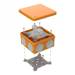 Коробка огнестойкая для о/п двухкомпонентная 60-0300-FR2.5-4 Е15-Е120 100х100х50 Промрукав