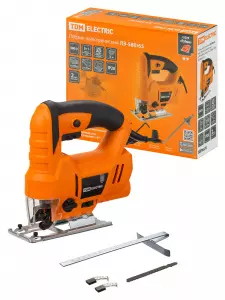 ЭЛМАКС - Лобзик электрический ЛЭ-580/65, мощ. 580 Вт, пропил 65 мм, 3000 ход/мин, шнур 3 м, "Рубин" ТDM элмакс, электротехника, кабель, светотехника, elmax.pro