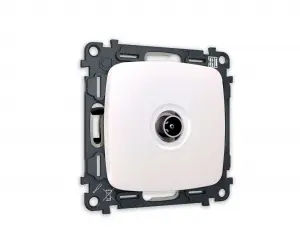 ЭЛМАКС - Комплект механизма TV розетки оконечной OMEGA MO213010 Жемчуг 50-870 MHz 1dB QUANT (OP2130, VM202) элмакс, электротехника, кабель, светотехника, elmax.pro