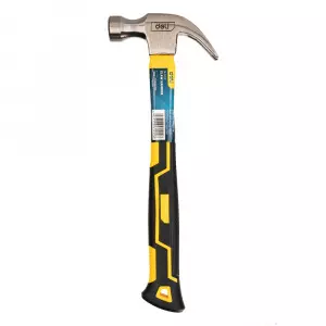 Молоток-гвоздодер Deli DL5001 250 гр Фиберглассовая рукоять.