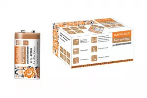 ЭЛМАКС - Элемент питания 6F22 "Крона" Zinc Carbon 9V SH-1 Народный элмакс, электротехника, кабель, светотехника, elmax.pro