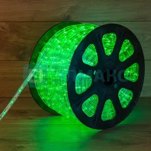 ЭЛМАКС - Дюралайт LED, свечение с динамикой (3W) - зеленый, 36 LED/м, бухта 100м элмакс, электротехника, кабель, светотехника, elmax.pro