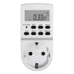 ЭЛМАКС - Розетка с таймером (недельная) 3600W/16A 230V, TM24 элмакс, электротехника, кабель, светотехника, elmax.pro