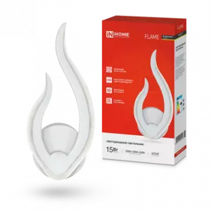 ЭЛМАКС - Светильник светодиодный ELEGANT FLAME 15Вт 230В 3000-6500K 1200Лм STEP COLOR белый IN HOME элмакс, электротехника, кабель, светотехника, elmax.pro