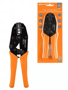 ЭЛМАКС - Клещи обжимные КО-12, обжим F и BNC разъемов (RG-58, RG-59, RG-62, RG-174, FO), "МастерЭлектрик" TDM элмакс, электротехника, кабель, светотехника, elmax.pro