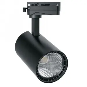 ЭЛМАКС - Светильник трековый светодиодный на шинопровод 8W, 720 Lm, 4000К, 35 градусов, черный, AL102 со встр элмакс, электротехника, кабель, светотехника, elmax.pro