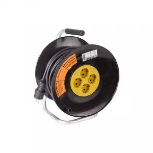 ЭЛМАКС - Удлинитель силовой на катушке 4 гнезда с/з 40 м 3х2,5 мм² PROFESSIONAL PROCONNECT элмакс, электротехника, кабель, светотехника, elmax.pro