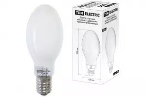 Лампа ртутная высокого давления прямого включения ДРВ 500 Вт Е40 TDM