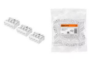 ЭЛМАКС - Клемма пружинная соединительная КСП4-2L+N+PE, 16 A TDM элмакс, электротехника, кабель, светотехника, elmax.pro