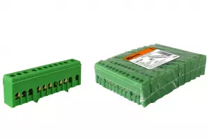 ЭЛМАКС - Шина "N" нулевая в изоляторе на DIN-рейку 6x9мм 12 групп TDM элмакс, электротехника, кабель, светотехника, elmax.pro