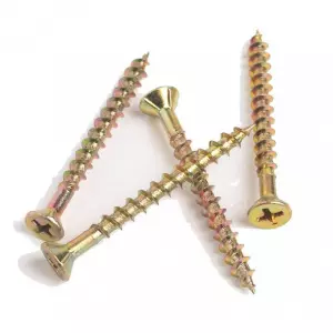 ЭЛМАКС - Шуруп универсальный желтый цинк 3,5х20 (30 шт.) элмакс, электротехника, кабель, светотехника, elmax.pro