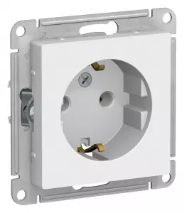 ЭЛМАКС - ATLASDESIGN РОЗЕТКА с заземлением, 16А, механизм, ЛОТОС элмакс, электротехника, кабель, светотехника, elmax.pro