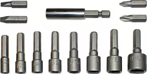 ЭЛМАКС - Набор бит и головок 13 шт элмакс, электротехника, кабель, светотехника, elmax.pro