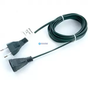 ЭЛМАКС - Сетевой шнур для гирлянд 3м, 2*0,5мм2, IP20, зеленый, DM303 элмакс, электротехника, кабель, светотехника, elmax.pro