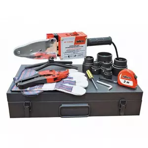 ЭЛМАКС - SP-1,8/300 Паяльник для полипропиленовых труб (в наборе с принадлежностями) 1,8кВт, степень защиты I элмакс, электротехника, кабель, светотехника, elmax.pro