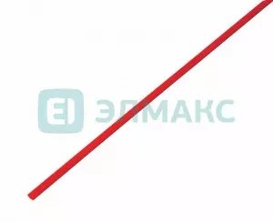 ЭЛМАКС - 2. 5 / 1. 25 мм 1м термоусадка красная REXANT элмакс, электротехника, кабель, светотехника, elmax.pro