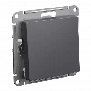 ЭЛМАКС - ATLASDESIGN 1-клавишный ВЫКЛЮЧАТЕЛЬ, сх.1, 10АХ, механизм, БАЗАЛЬТ элмакс, электротехника, кабель, светотехника, elmax.pro