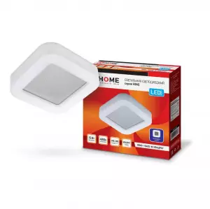 ЭЛМАКС - Светильник светодиодный серии RING-1540S-W 15Вт 230В 4000К 910лм 190мм IP65 КВАДРАТ IN HOME элмакс, электротехника, кабель, светотехника, elmax.pro