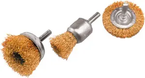 ЭЛМАКС - Корщетки набор 3 шт. (колесо 50мм, чашка 50мм, венчик 25мм) (FIT IT) элмакс, электротехника, кабель, светотехника, elmax.pro