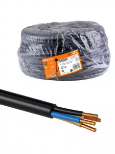 ЭЛМАКС - Кабель ВВГнг(А)-LSLTx 4х4 ок(N, PE)-0,66 ГОСТ (100м) TDM элмакс, электротехника, кабель, светотехника, elmax.pro