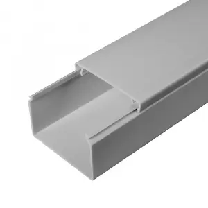Кабель-канал серый RAL 7035 2-й замок в п/э 60х40 мм (40м/уп) Промрукав Кабель-канал серый RAL 7035 2-й замок в п/э 60х40 мм (40м/уп) Промрукав