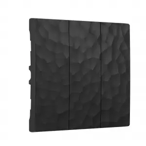 Набор клавиш для выключателя трехклавишного (hammer черный)