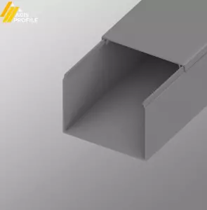 ЭЛМАКС - Кабель-канал 80х60 мм Cерый (12м/уп) элмакс, электротехника, кабель, светотехника, elmax.pro